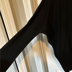 Like new medium black dolman sleeve ribbed sweater